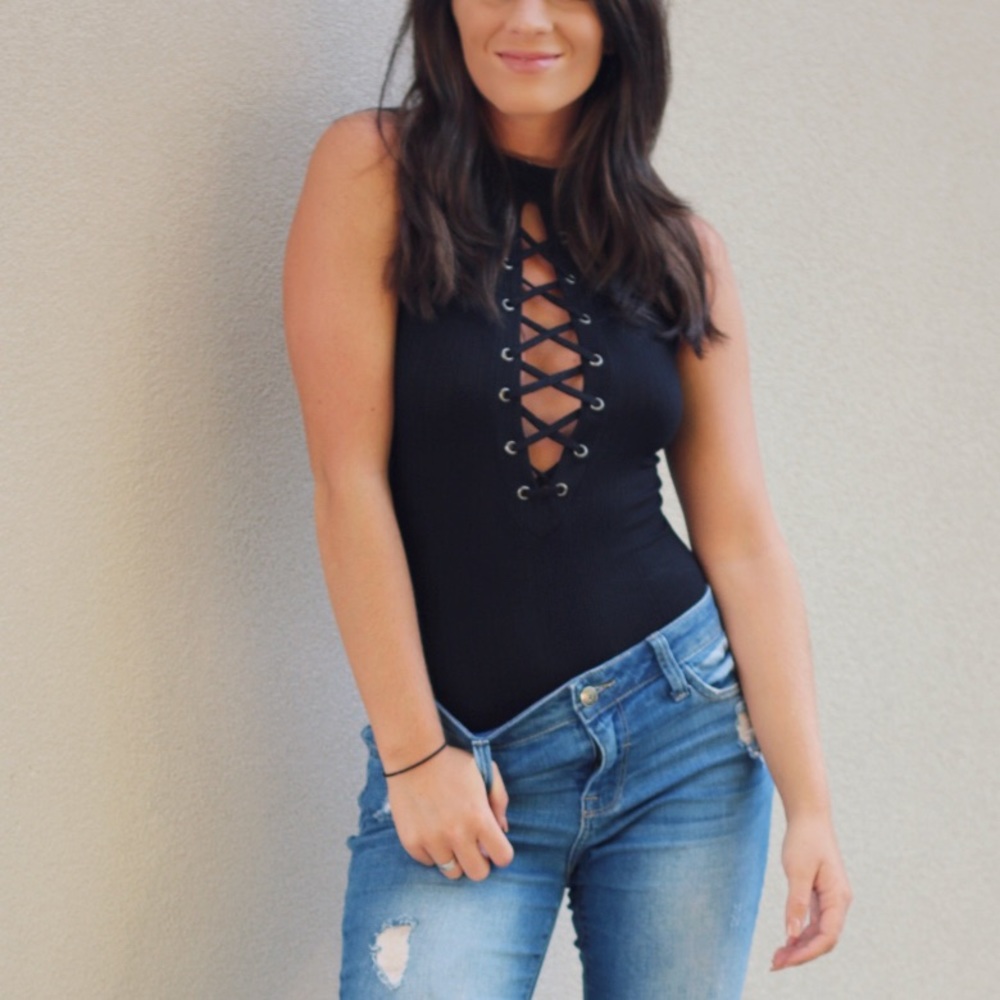Lace up Bodysuit
